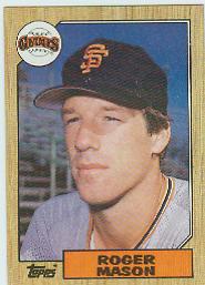 1987 Topps Baseball Cards      526     Roger Mason